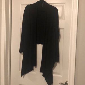 Athleta ribbed black cardigan